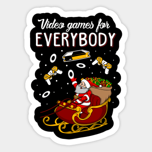 Gamer Ugly Christmas Sweater Sticker